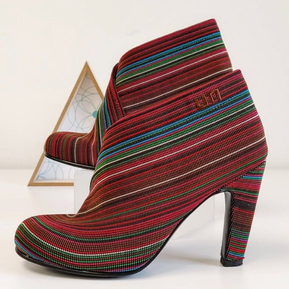 UN UNITED NUDE™ FOLD HI Women's Booties in Berry Mix Size US 6.5/ EUR 37/ UK 4 - Picture 4 of 11